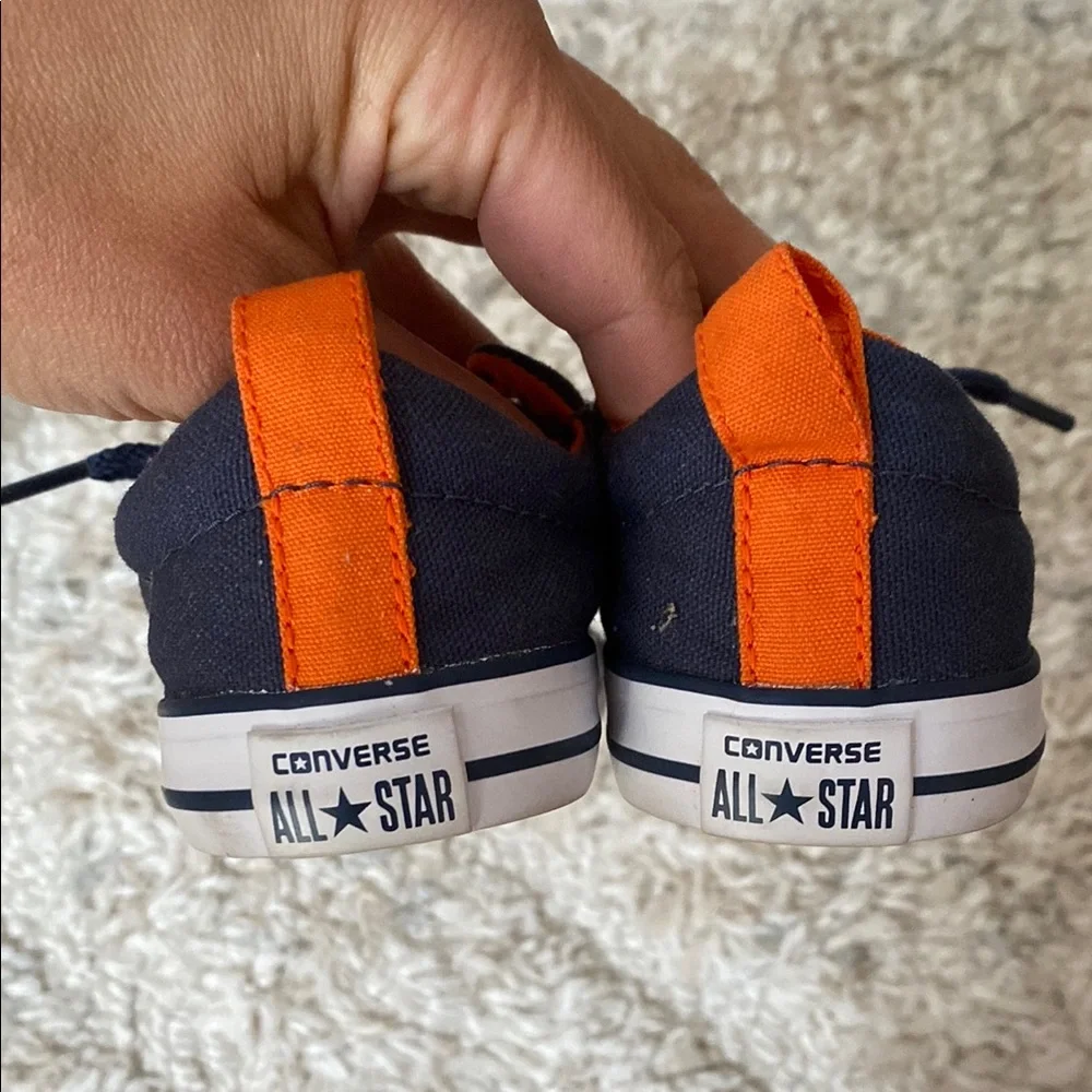 Converse Blue and Orange Sneakers
